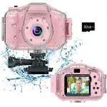 Agoigo Kids Waterproof Camera Toys for 3-12 Year Old Boys Girls Christmas Birthday Gifts Children's HD Digital Action