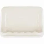 Bathroom Accessories Almond 4-3/4 in. x 6-3/8 in. Soap Dish Wall Accessory