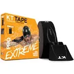 KT Tape Pro Extreme - 150 Strips 10" Precut Kinesiology Tape - Black