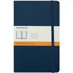 Moleskine Hard Cover Ruled Large Classic Notebook - Sapphire Blue