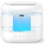 Humidifiers for Bedroom, Top Fill 4L Supersized Cool Mist Humidifier,Whi<wbr/>te