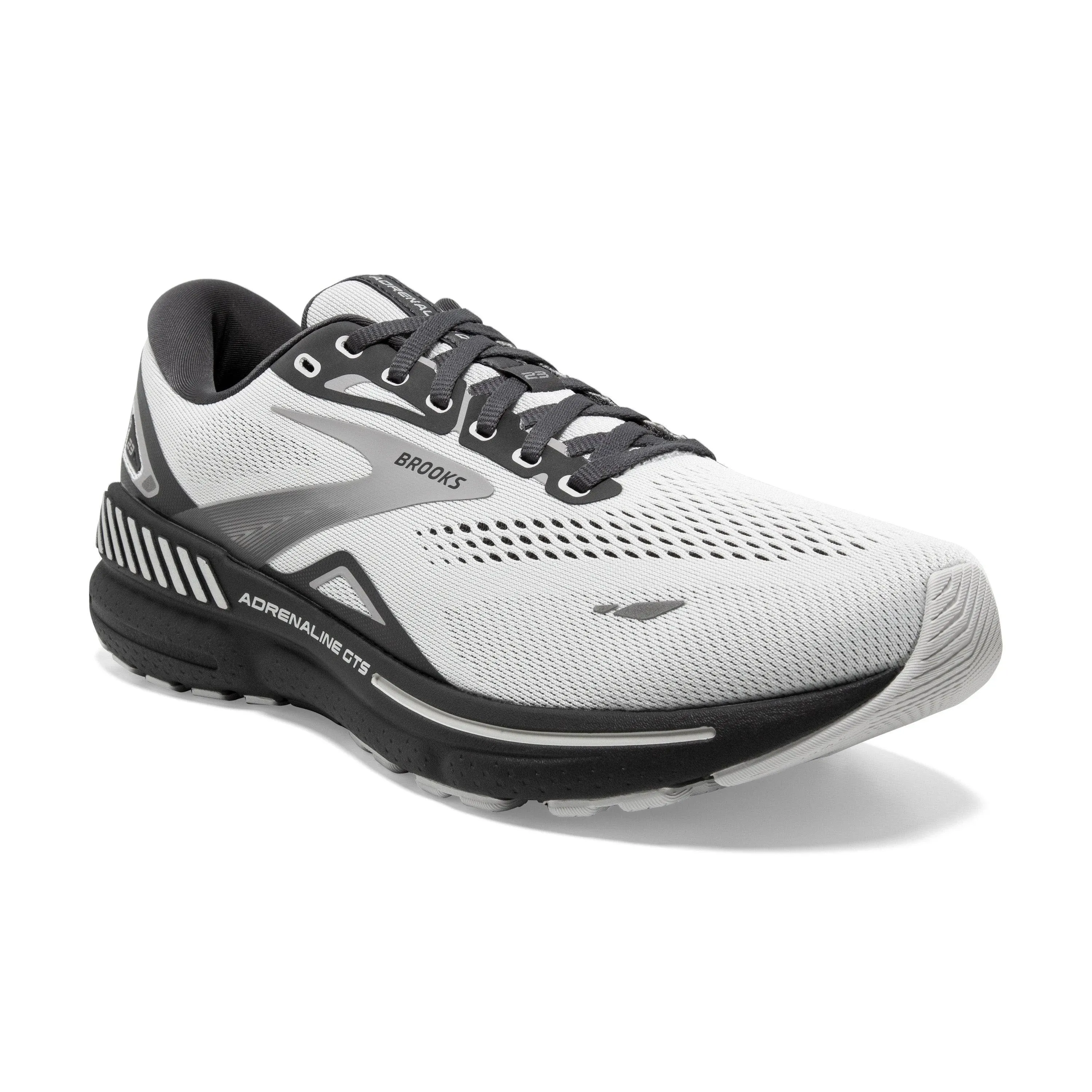 Brooks Adrenaline GTS 23 11 , Oyster/Ebony/Alloy (Men's)