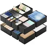 SpaceAid Drawer Organizer Bins for Clothes