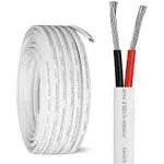 Kimbluth 6 Gauge Duplex Marine Wire Tinned Copper Boat Cable, 20ft 6 AWG Stan...