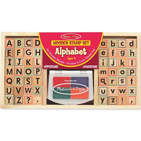 Melissa & Doug Alphabet Stamp Set