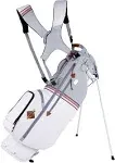 Sun Mountain Mid Stripe Stand Bag White/Cadet/Brick