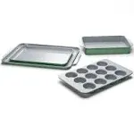 Caraway Home Ceramic 5-Piece Bakeware Set - Sage