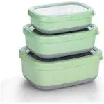 Lille Home Munchbox, Set of 3, Green