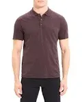 Theory Men's Bron Polo in Cosmos, Malbec