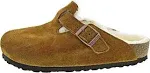 Birkenstock Women's Boston Shearling Clog in Mink Suede Size EU 40/US 9-9.5 Narrow