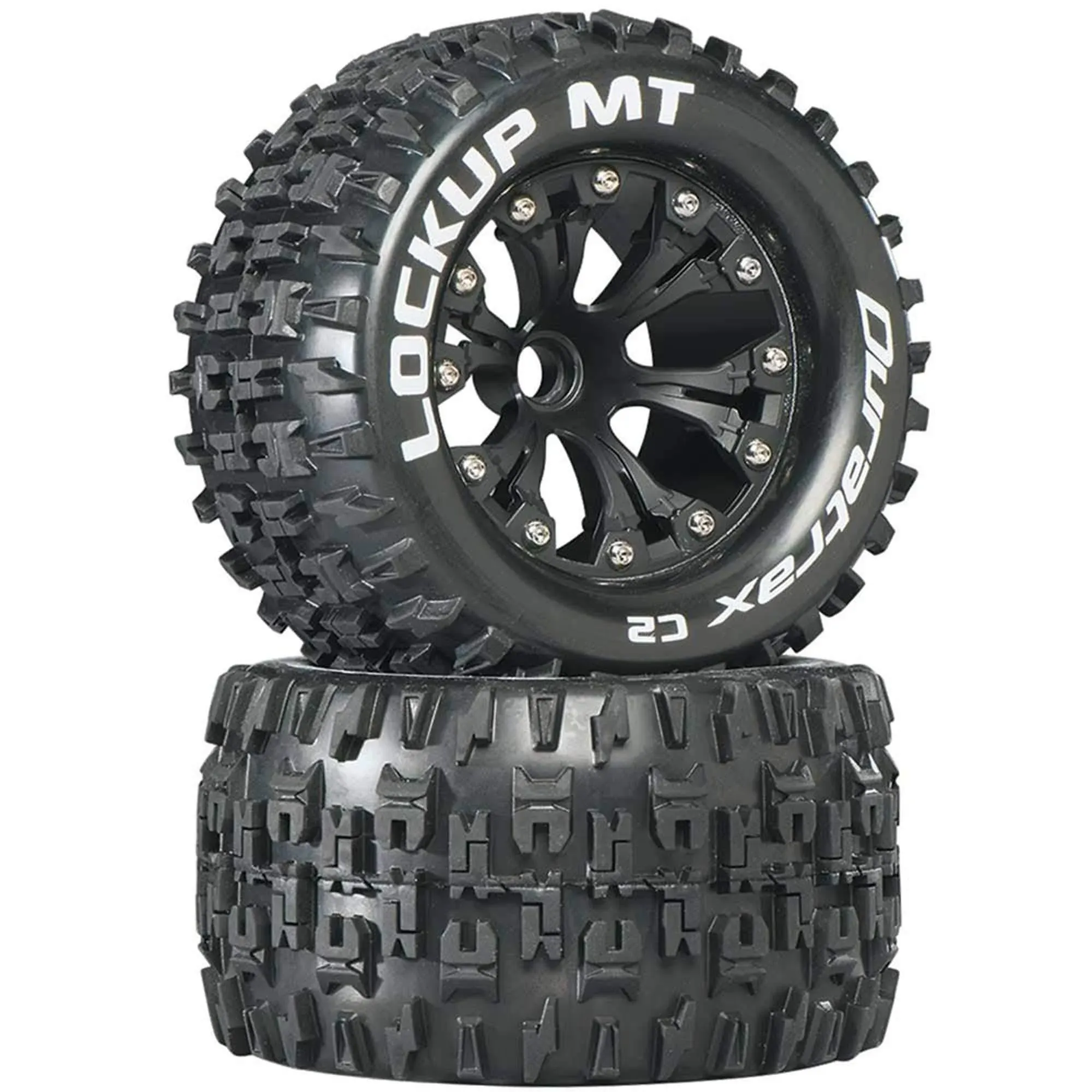 DuraTrax Lockup MT 1/10 2.8 Mounted Front Truck Tires DTXC3506 [DTXC3506]