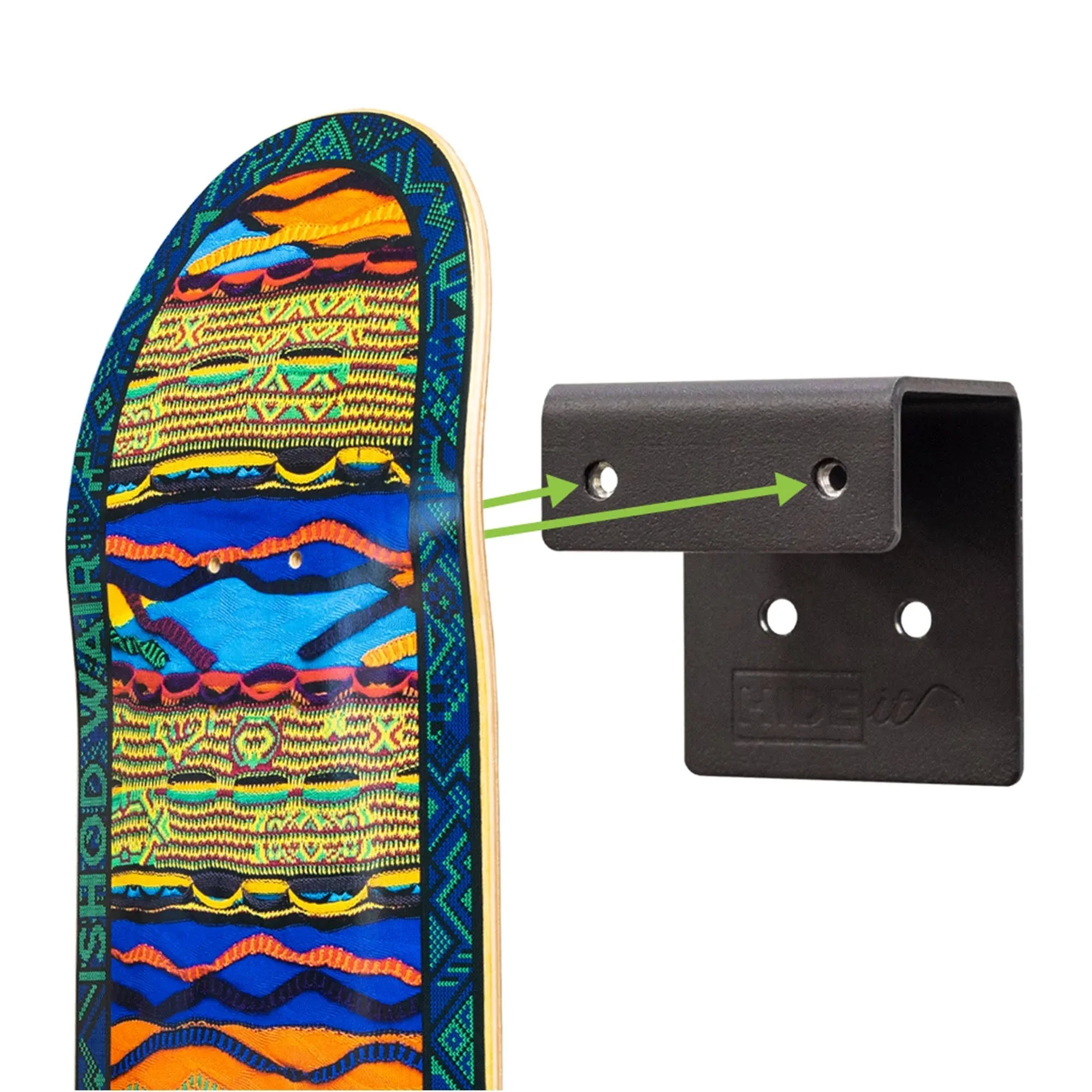 HIDEit Deck Mount - Skateboard Deck Wall Mount