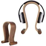 SAMDI Wood Headphone Stand, Headphones Hanger Holder Mount Omega Compa