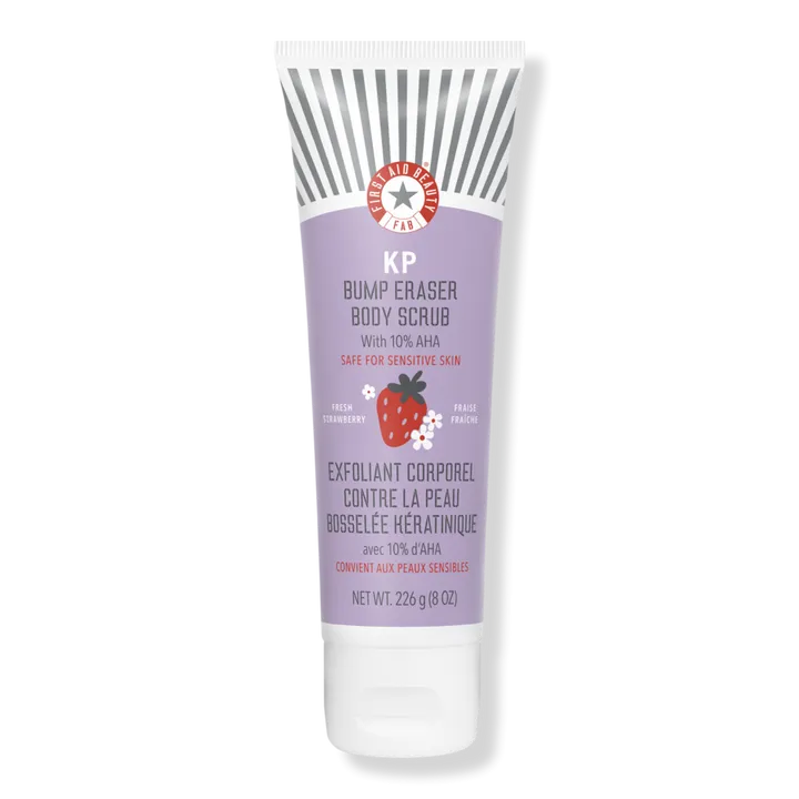 Exfoliant pour le corps KP Bump Eraser avec 10 % d’AAH – fraise fraîche