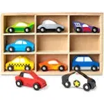 Melissa & Doug Wooden Cars Vehicle Set