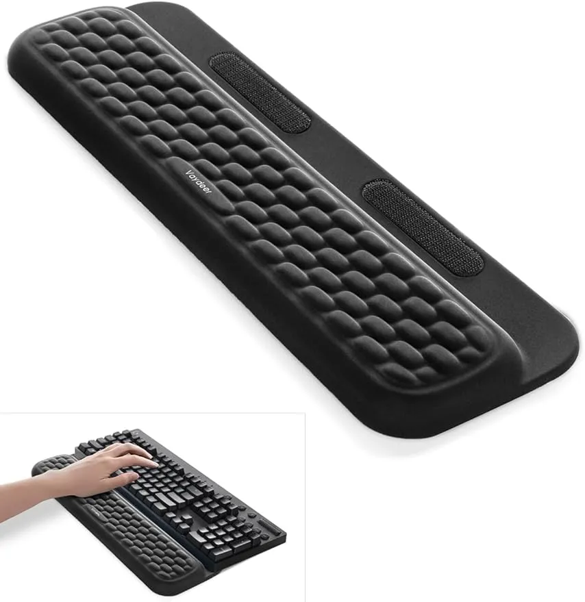 Vaydeer Wrist Pad with Stickers Full 100% Mechanical Keyboard Rest Support So...