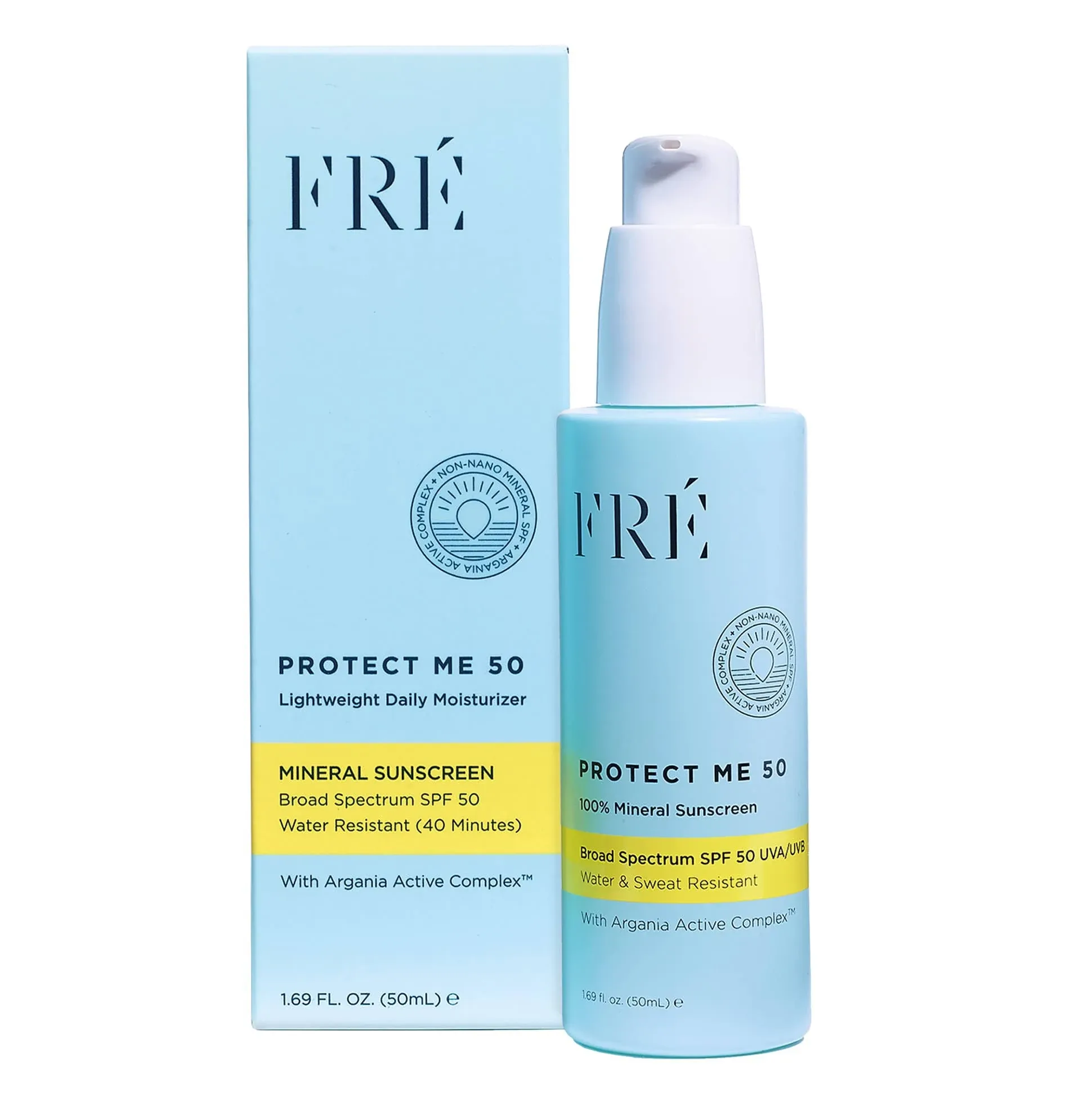 FRE Protect Me 50 Mineral Sunscreen & Moisturizer