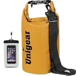 Unigear Dry Bag Waterproof, Floating and Lightweight Bags for Kayaking, Boating, Fishing, Swimming and Camping with Waterproof Phone Case