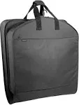 WallyBags 52" Deluxe Travel Garment Bag with Two Pockets - Black