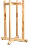 212 Main Natural Varnish Wood Floor Stand- - 27 in. for 5 gallon Water Cooler...