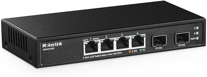 MokerLink 4 Port 2.5g Ethernet Switch