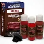 Leather Max Quick Blend Refinish &amp; Repair Kit Restore Couches Recolor Furniture