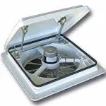 4301K 4-Speed white MaxxAir / MaxxFan Vent Fan Manual, Exhaust only