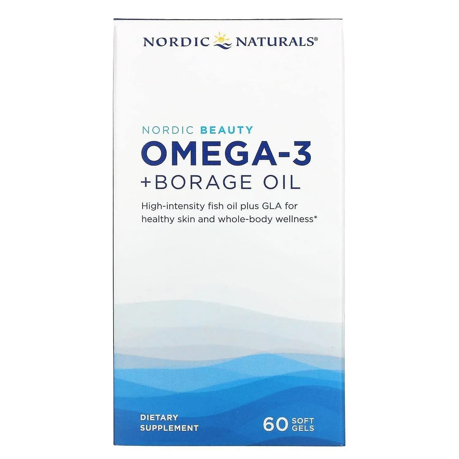 Nordic Naturals Nordic Beauty Omega-3 + Borage Oil 60