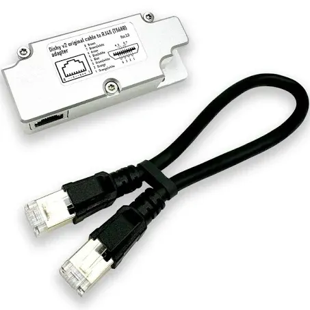 YAOSHENG Rectangular Dishy Cable Adapter to RJ45. Connect Your Dishy V2 to PoE Injector Quickly and Easily.