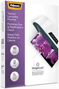 Fellowes 52454 Laminating Pouches 100pk Clear