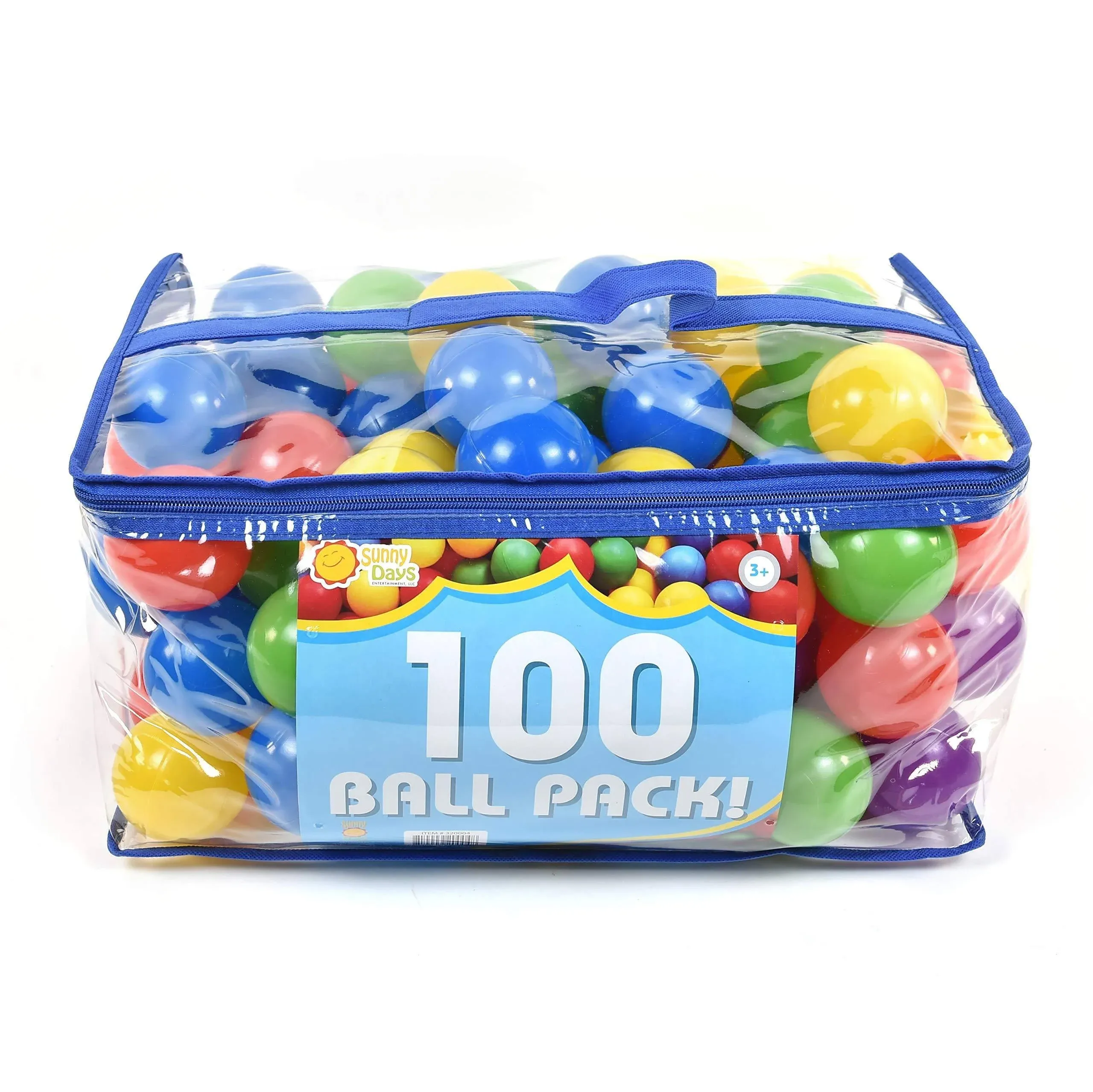 Multi-Color Play Balls, 100-Count