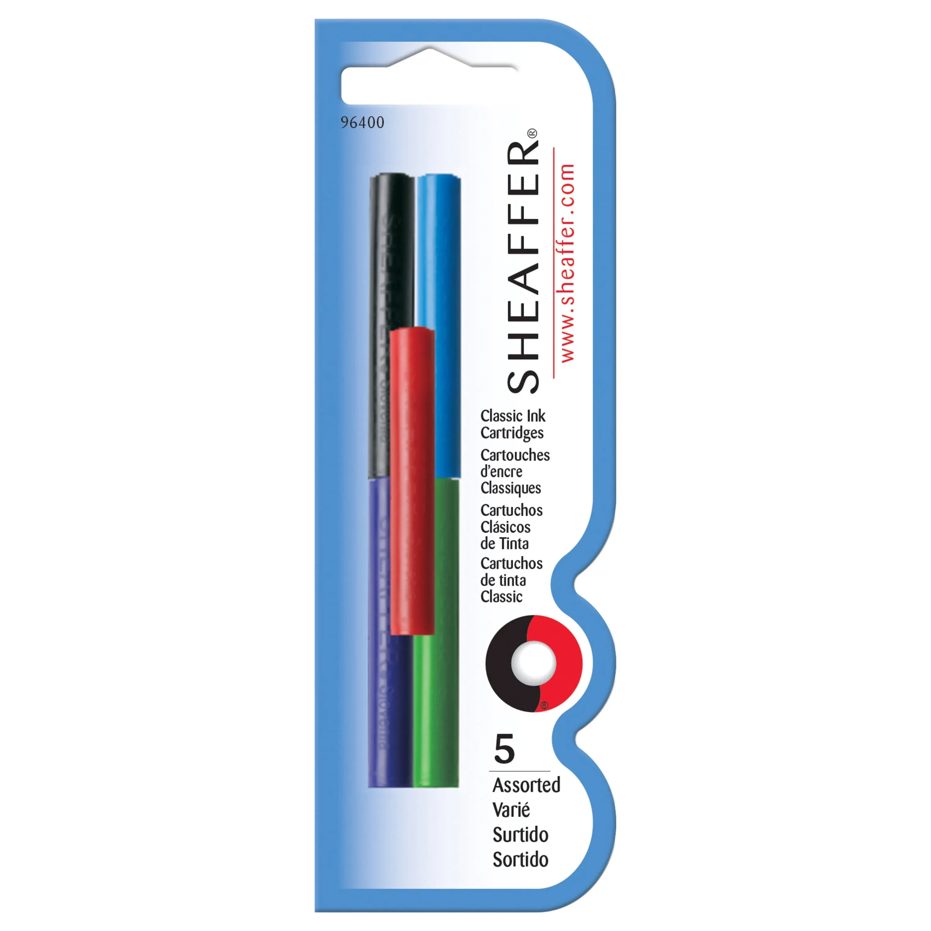 Sheaffer Skrip Classic Fountain Pen Ink Cartridges, Assorted