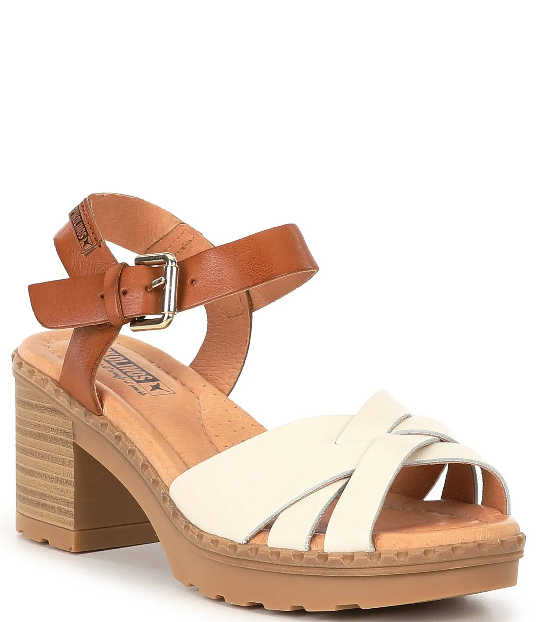 PIKOLINOS Heeled Sandals Leather Canarias for Woman