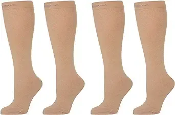 Compression Socks (20-30 mmHg) - Nude 2 Pack