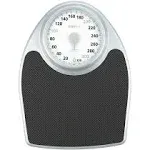 Thinner by Conair Scale for Body Weight, Analog Bathroom Scale in Black