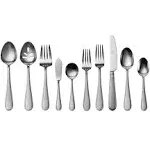 Westfield Frost 45-Piece Stainless Steel Flaware Set with Serving Utensil Set...