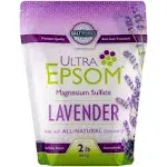 SaltWorks Ultra Epsom Scented Bath Salt, Lavender, 2 Pound Bag