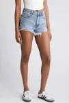 NWT PacSun High Waisted Distressed Denim Festival Shorts