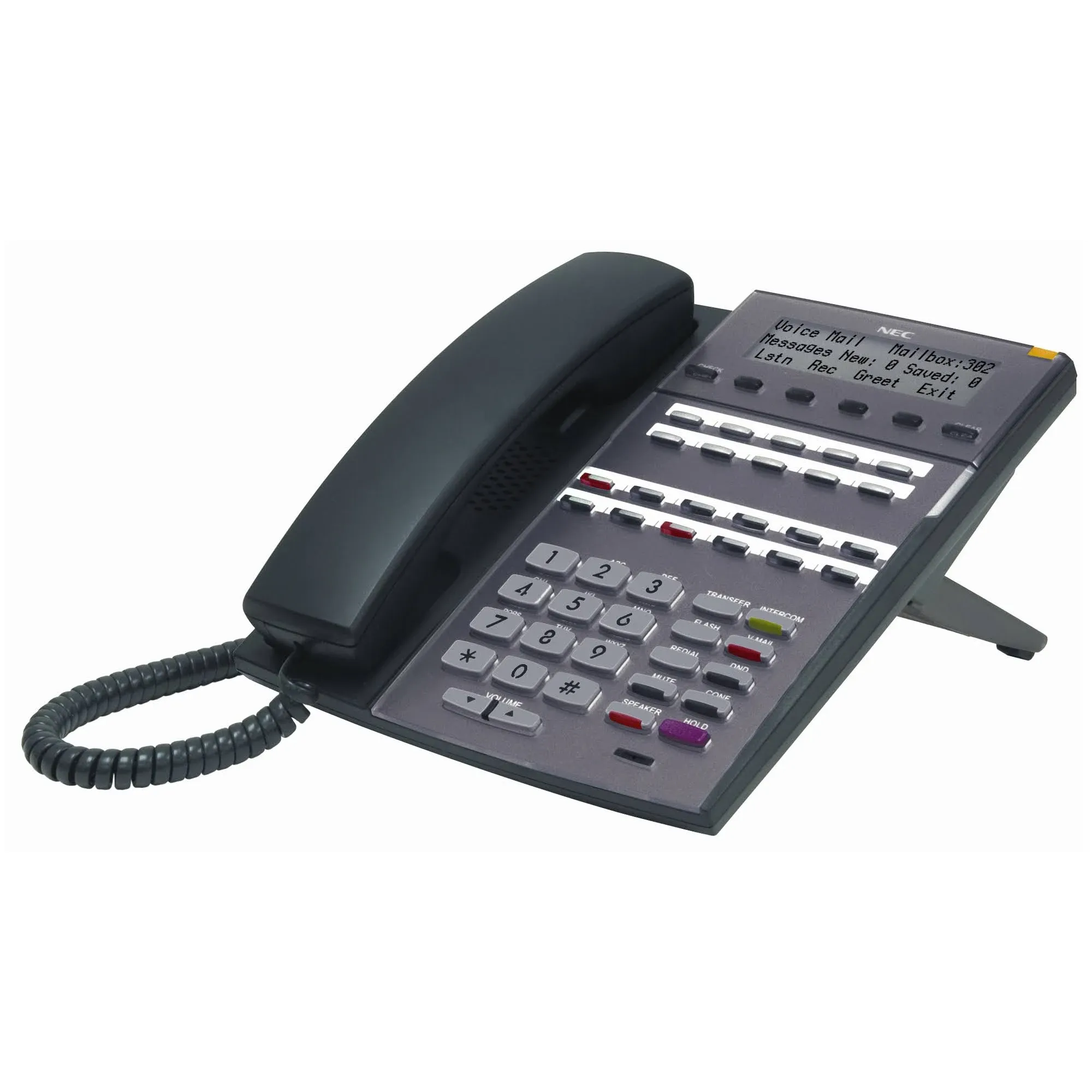 NEC 1090020 DSX 22-Button Display Telephone - Black