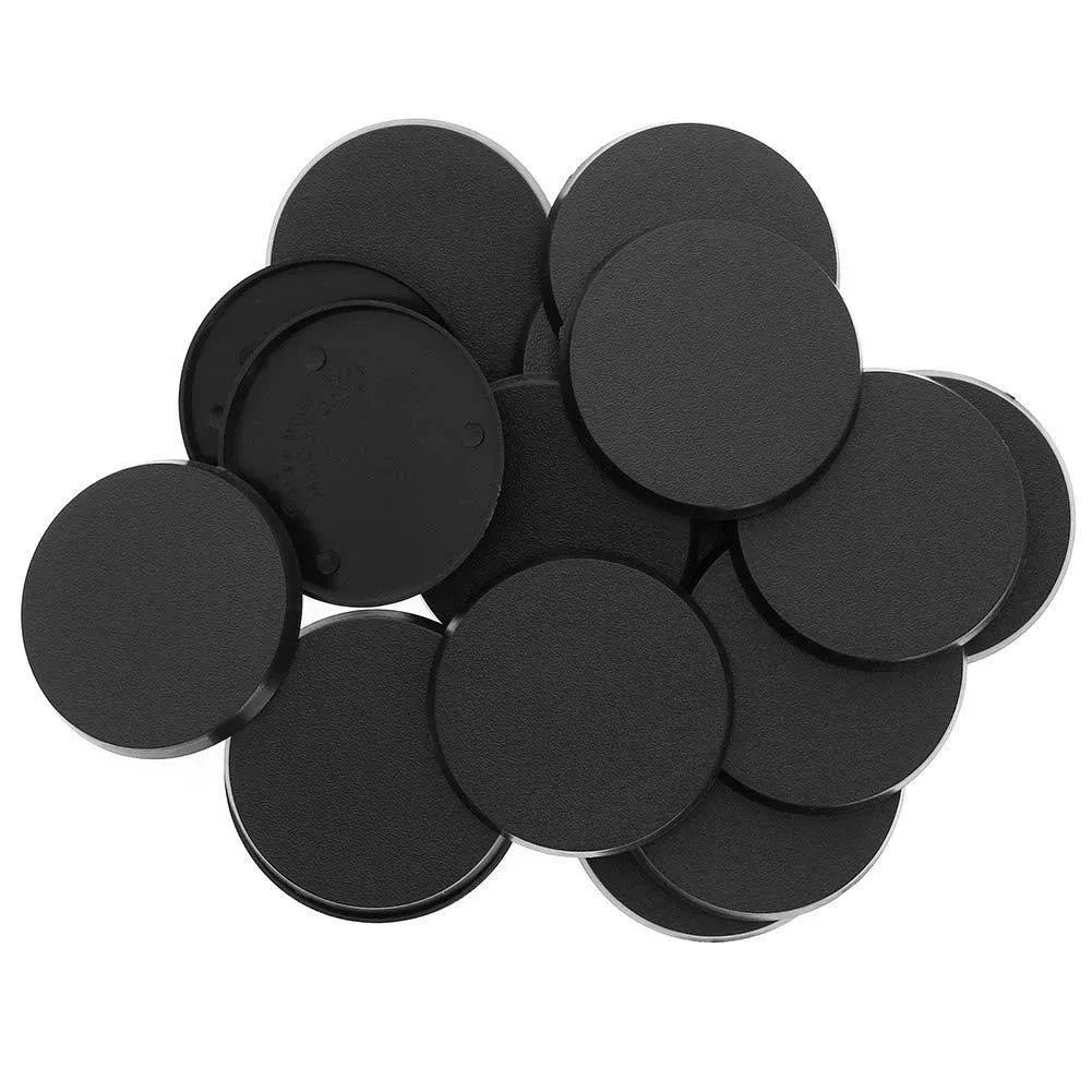 Evemodel MB750 100pcs Round Plastic Model Bases