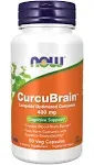 Now Foods CurcuBrain 400 mg - 50 Veg Capsules