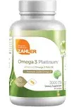 Zahler&#039;s Omega 3 Platinum+D contains high-quality kosher fish oil and Vitamin D3