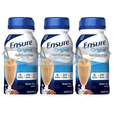 Ensure Butter Pecan Nutrition Shake 8 fl oz bottle 6 count