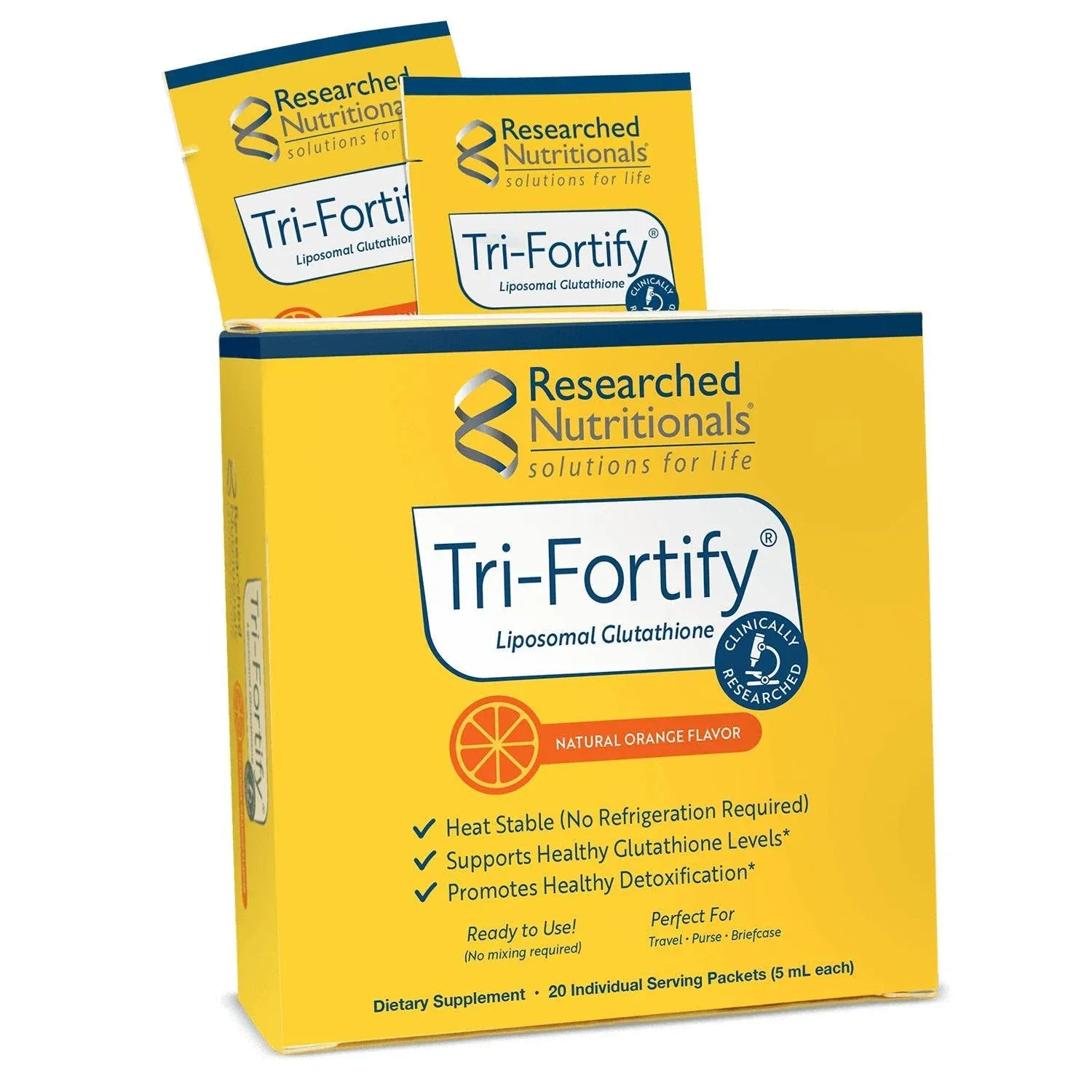 Researched Nutritionals Tri-Fortify Liposomal Glutathione