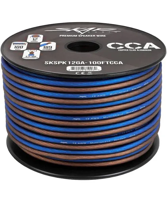 12 Gauge Performance Series (CCA) Car Audio Speaker Wire | Skar Audio