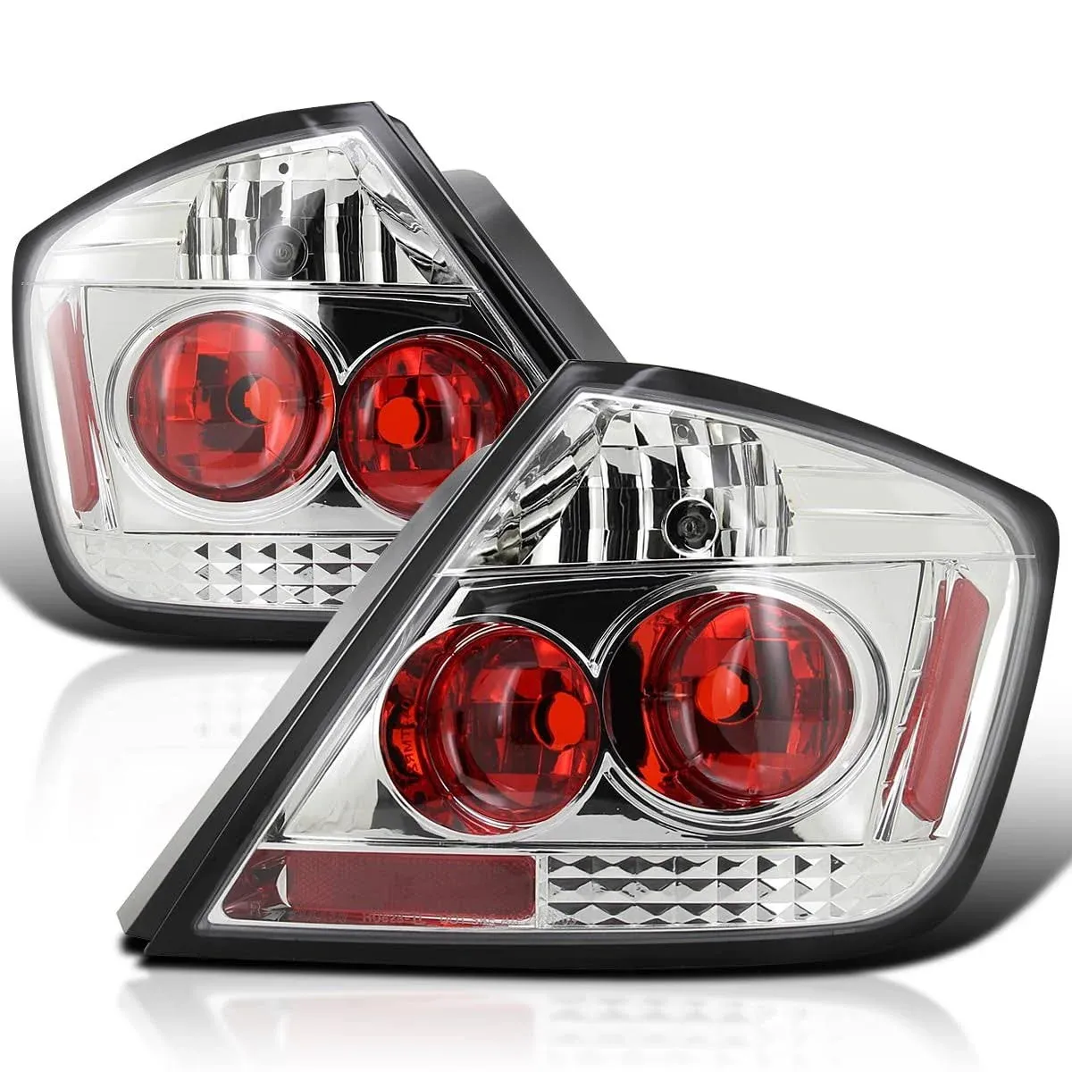 Spec-D Taillights (Chrome Housing/Clear Lens) Scion tC 2004-2010