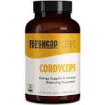 FreshCap Cordyceps Supplements - Ayurveda for Energy &amp; Endurance (120 )