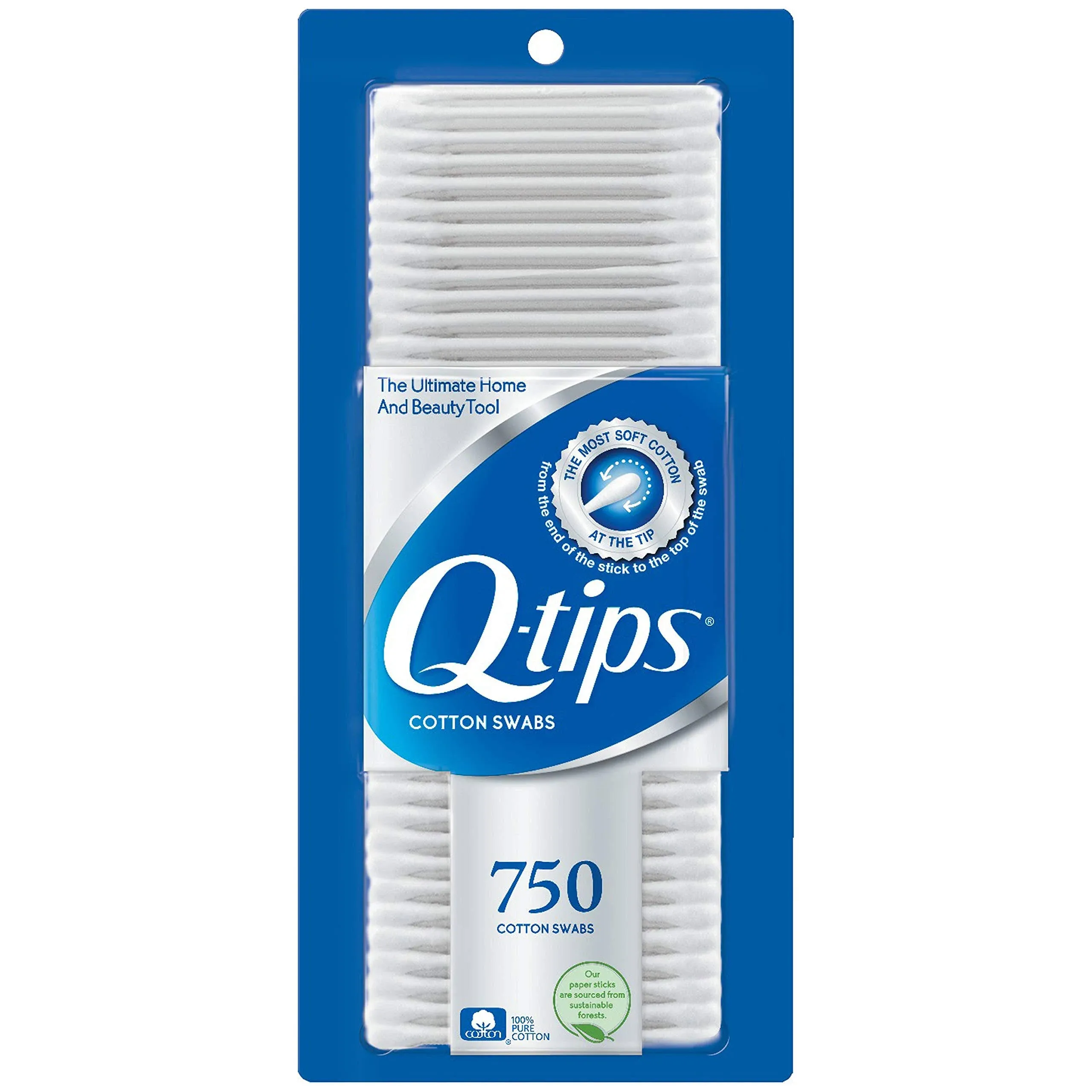 Q-tips - Cotton Swabs, 750/Pack