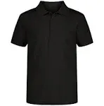 Nautica Boys' School Uniform Short Sleeve Performance Polo