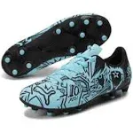 Puma x Pulisic Kids' Tacto II FG Soccer Cleats, Size 1, Blue/Black